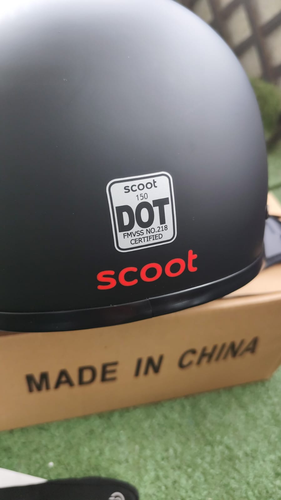 Casco Scoot talla XL