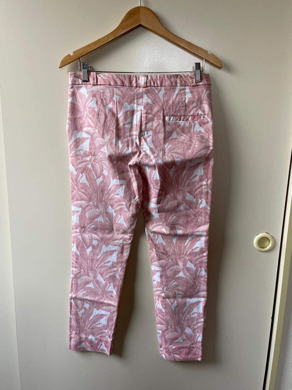 Pantalón rosa Mango talla 40
