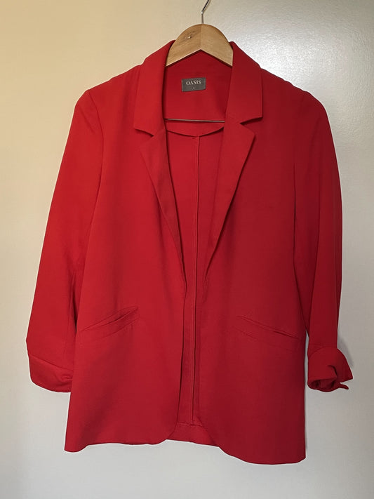 Blazer rojo Oasis talla s