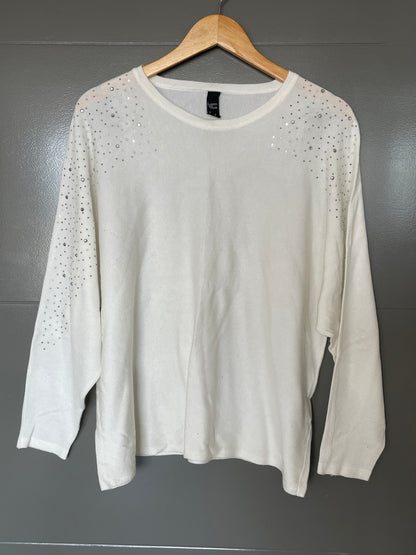 Chaleco blanco Lorenzo di pontti talla L