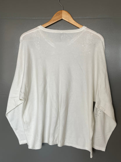 Chaleco blanco Lorenzo di pontti talla L