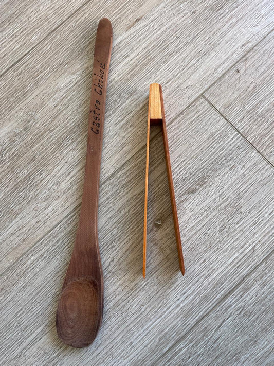 Set utensilios madera