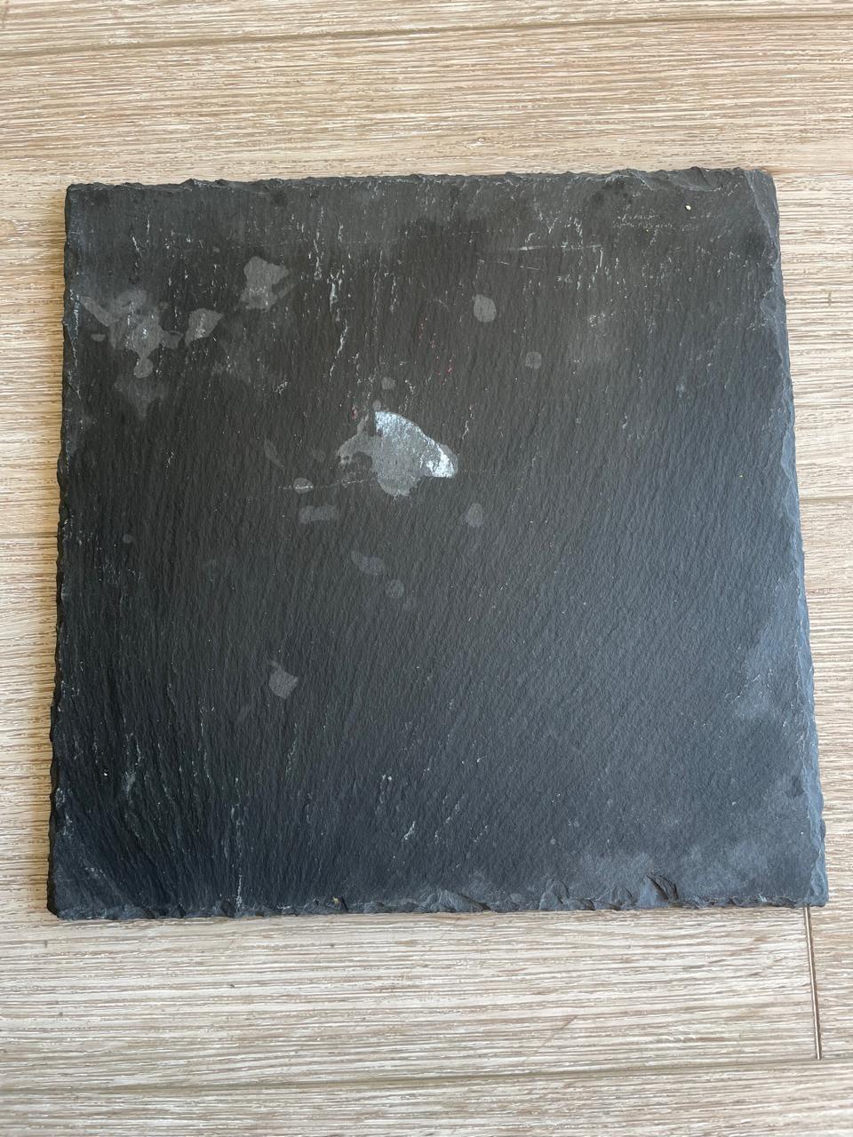 Tabla piedra pizarra 25x25 cm