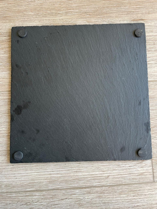 Tabla piedra pizarra 25x25 cm