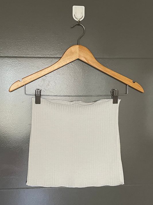 Top Blanco talla estandar